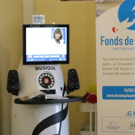 Une borne mélo pour les résidents de l’EHPAD Argia au Centre Hospitalier de la Côte Basque