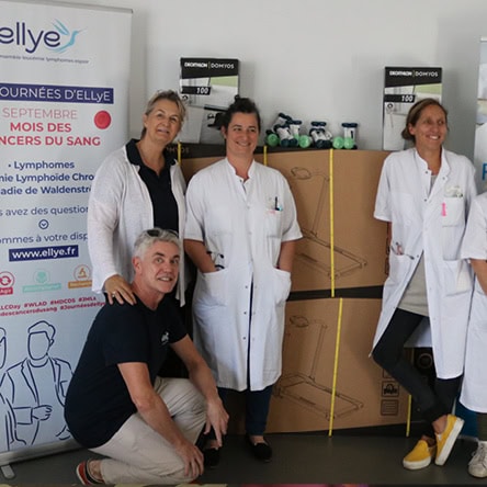 Du matériel d’activité physique adaptée pour les patients du Service Hématologie au Centre Hospitalier de la Côte Basque