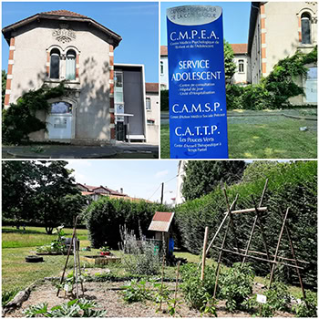 Jardin thérapeutique pour les adolescents de l’Hopital De Jour odyssée au Centre Hospitalier de la Côte Basque