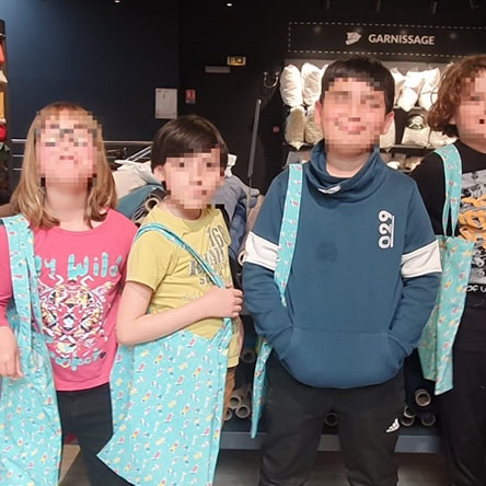 Atelier Couture pour les enfants de l’Hôpital de Jour Arc-en-Ciel au Centre Hospitalier de la Côte Basque