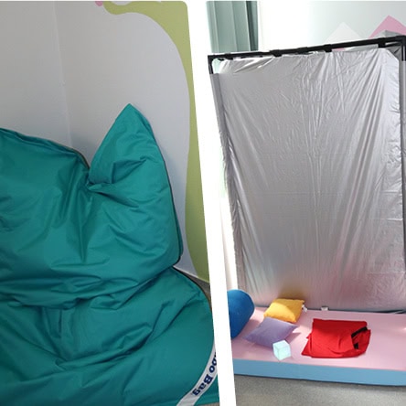 Aménagement de la salle d’apaisement pour adolescents à l’Hôpital de Jour Odyssée au Centre Hospitalier de la Côte Basque