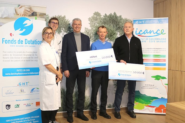 Avis de naissance du nouvel espace Kalaka au Centre Hospitalier Côte Basque grâce au groupe ETCHART et a ACF Participation