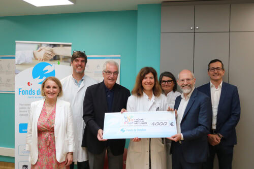 Du matériel pour la salle de sport bien-être du personnel du Centre Hospitalier de la Côte Basque grâce au Groupe Pasteur Mutualité