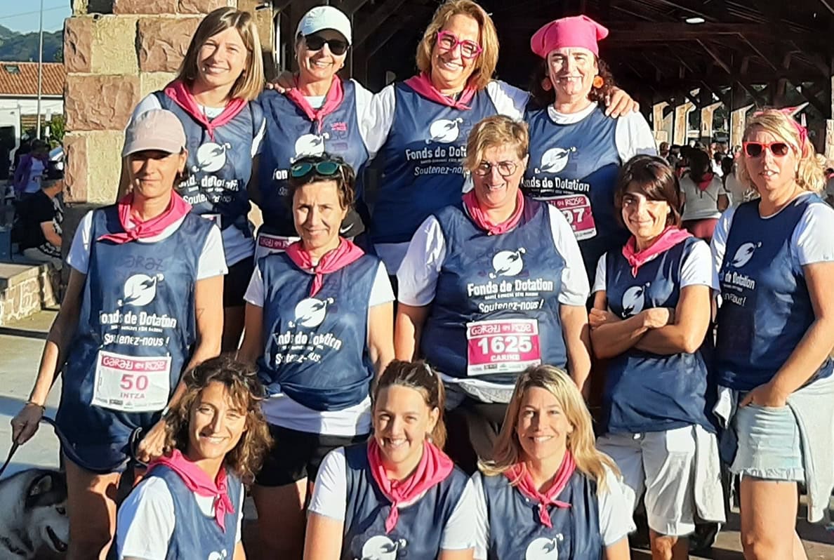 Octobre rose : Près de 16 000 € récoltés grâce à la Garazi en Rose pour financer les projets des soignants du GHT Navarre Côte Basque !