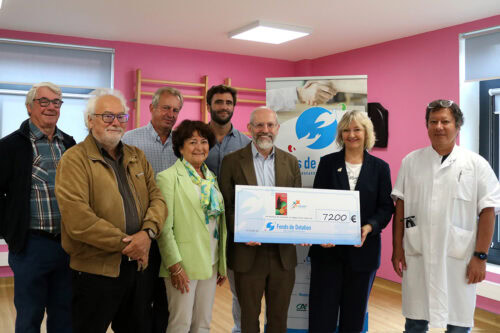 Le Rotary Club remet un chèque de 7 200 € pour le projet de l’UTAPS du Centre Hospitalier de la Côte Basque