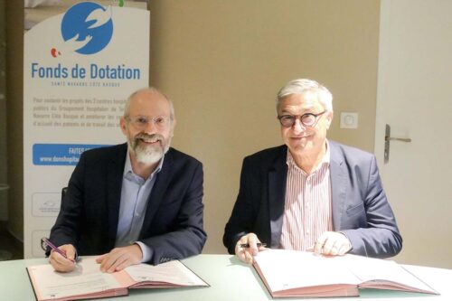 Signature de la convention de mécénat entre ABL Emploi et le Fonds de Dotation