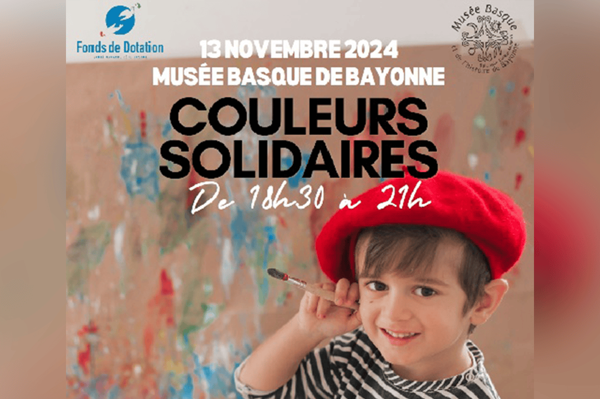 Vente aux enchères solidaires d’œuvres d’art contemporain 13 novembre Musée Basque Bayonne