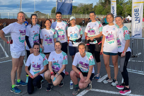 Passage de relais réussi pour la team du Fonds de Dotation engagée sur le Marathon de Biarritz! 