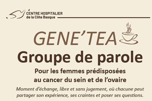 Financement d&rsquo;un nouveau groupe de paroles pour les personnes prédisposées au cancer du sein au Centre Hospitalier de la Côte Basque