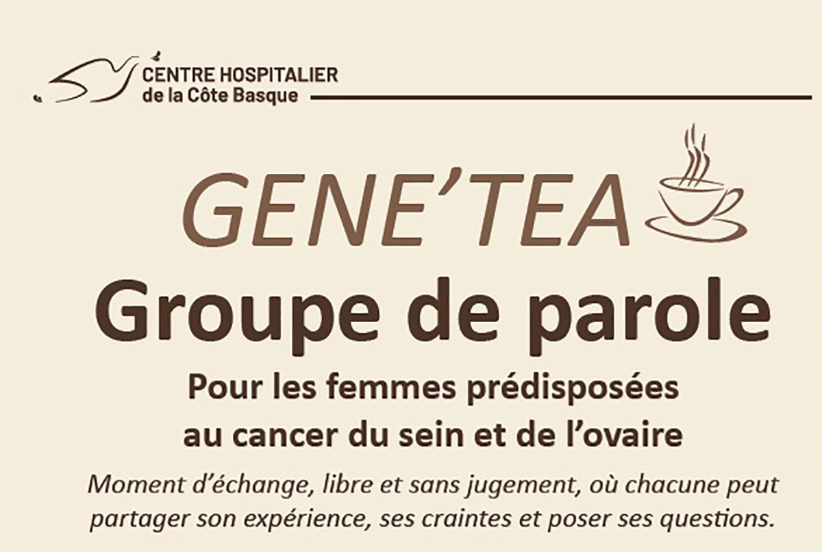 Financement d&rsquo;un nouveau groupe de paroles pour les personnes prédisposées au cancer du sein au Centre Hospitalier de la Côte Basque