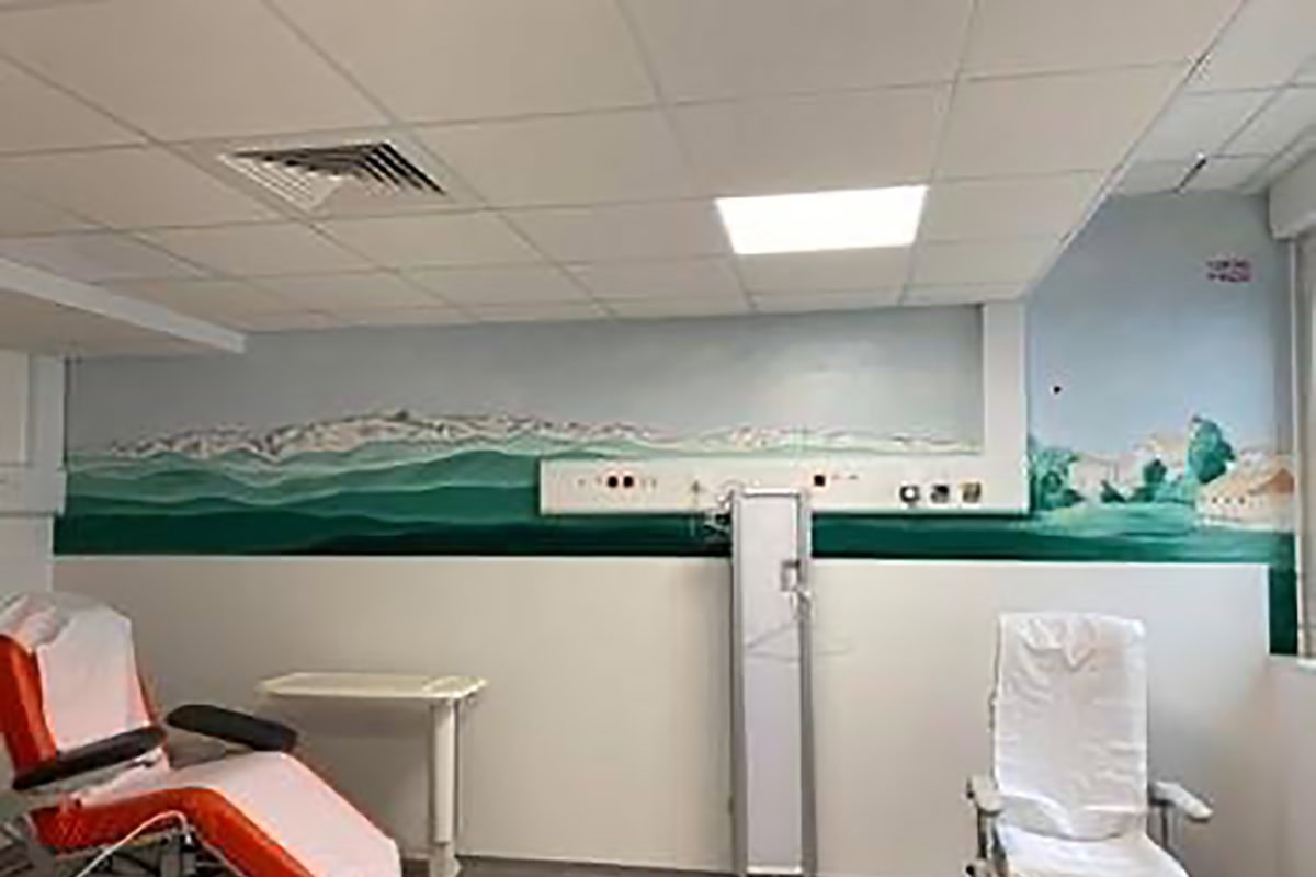 Une nouvelle fresque à l&rsquo;Hôpital de jour du Centre Hospitalier de Saint Palais