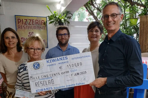 Le Club Kiwanis Bayonne Josette Celhay soutient la plateforme RésoLab portée par AdoEnia (Maison des Adolescents du Pays Basque)