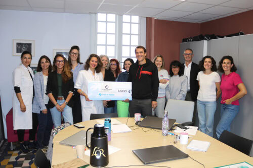Remise de chèque à l’UVIE, Unité de Victimologie du Centre Hospitalier de la Côte Basque