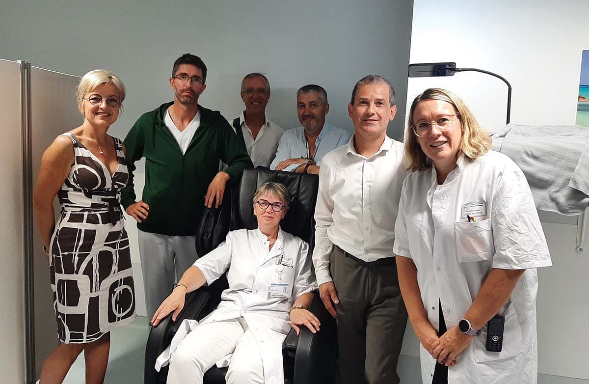 Une salle de détente pour le personnel soignant de réanimation du Centre Hospitalier Côte Basque