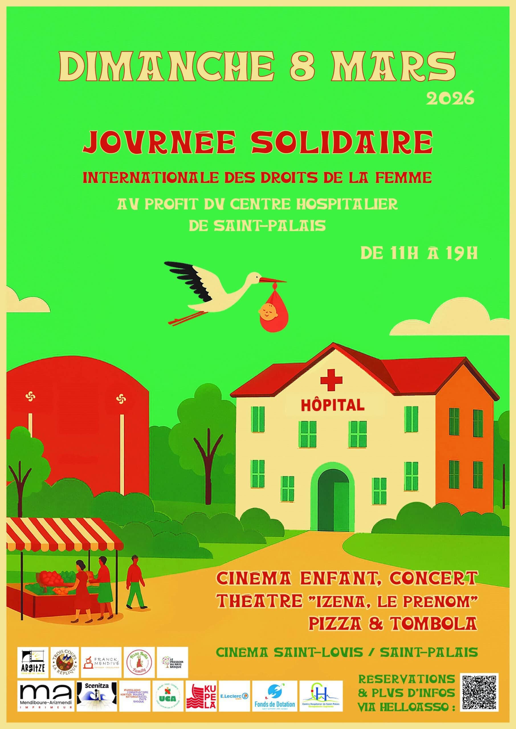 Le 8 mars : journée solidaire pour le Centre Hospitalier de Saint-Palais