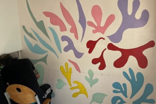 Une nouvelle fresque pour le réfectoire du pôle de psychiatrie à Cam de Prats