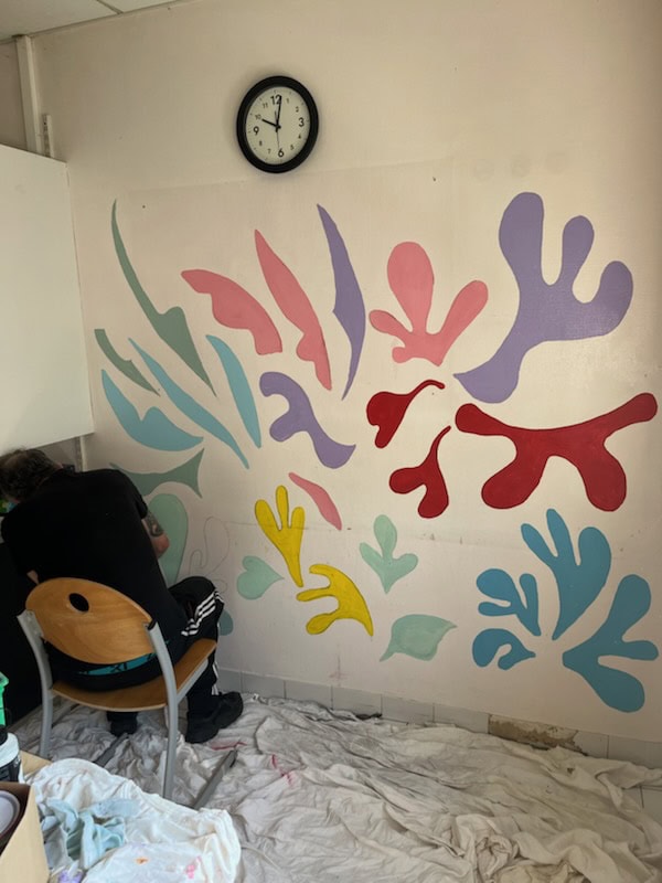 Une nouvelle fresque pour le réfectoire du pôle de psychiatrie à Cam de Prats